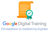 Certificazione di Google Digital Training in Marketing Digitale per Davide Soana